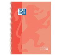 Oxford Classic Europeanbook 1 Write&Erase Cuaderno A4+ 5x5 mm Microperforado Tapa Extradura Melocotón (Set de 5) (Set de 5)