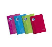 Oxford Cuaderno espiral Classic EB1 A5+ 120 hojas microperforado Tapa dura Cuadrícula 5x5 Pack 5