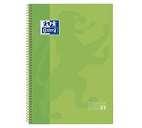 Oxford Classic Europeanbook 1 Write&Erase Cuaderno A4+ 5x5 mm Microperforado Tapa Extradura Verde Manzana (Set de 5) (Set de 5)