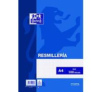 Oxford Resmillería Classic – Paquete 100 hojas A4