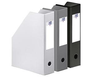 Oxford Color Life Urban - Juego de 3 revistas (PVC, respaldo 7 cm), color blanco y gris y negro