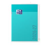Oxford Creation Zip Agenda Escolar (Años 2018 - 2019) 1 Día por Página 352 Páginas 12 x 18 cm Turquesa