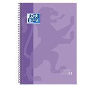 Oxford Cuaderno espiral A4+ Tapa Extradura 80 h 90 gr Violeta