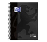 Oxford Cuaderno espiral A4+ Tapa extradura 80h 90gr Gris