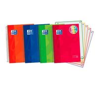 Oxford Cuaderno Classic Europeanbook 5 Write&Erase 120H A4+ 5x5 Microperforado T-Extradura C-Surtidos Vivos (Set de 5) (Set de 5)