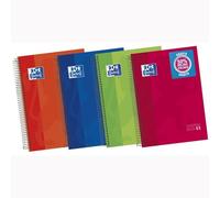 Oxford Cuaderno Classic Europeanbook 5 Write&Erase A4+ 120 Hojas Microperforado Tapa Extradura Colores Vivos Set 5 (Set de 5)