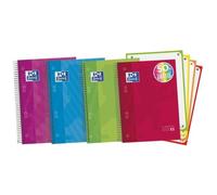 Oxford Cuaderno Espiral A5 Cuadrícula 5mm (Tapa Dura) - surtido