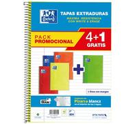 Oxford cuaderno espiral classic white&erase folio 80h 1 línea t/extra