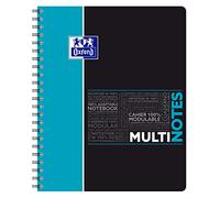 OXFORD - Cuaderno espiral multinotas en formato A4+ 160 páginas pequeñas baldosas 5 mm - Cuaderno con 3 separadores