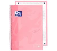 Oxford cuaderno european book school rosa claro a4 5 piezas