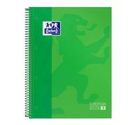 Cuaderno Oxford Espiral A4+ Tapa Extradura 80h 90gr Verde