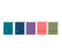 Oxford Cuaderno Europeanbook 1 Live&Go A4+ 80 Hojas 5x5 Tapa Plástico Opaco Colores Surtidos Set 5 Unidades (Set de 5)