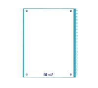 Oxford Cuaderno EuropeanBook 1 Touch A4+ 80 h 90g Microperforado Tapa Extradura Azul Pastel