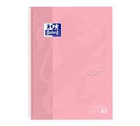 Oxford Bloc Eu.Book 1 Touch A4+ 80h cuad. 5x5 90g Tapa extra Flamingo Pastel (Set de 5)