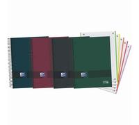 Oxford Cuaderno Europeanbook 5 Write&Erase 120H A4+ 5x5 Microperforado Tapa Extradura Neutros Set de 5 (Set de 5)