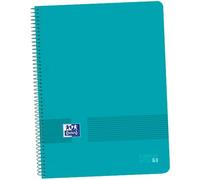 Oxford Cuaderno Live&Go Europeanbook 1 80H A4+ 5x5 mm Microperforado T-Plástico Pack 5 Ud Aqua