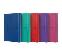 Oxford Cuaderno Signature A5 80H 1 Línea Cierre C-Goma Tapa Extradura Surtidos Vivos