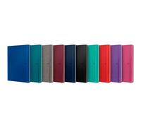 Oxford Cuaderno Signature B5 80H 1 Línea Tapa Extradura Símil Piel (Set de 10)