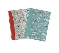 Oxford Cuaderno tamaño A4, paquete doble, color pastel, 140 páginas, compatible con Scribzee