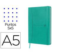 Oxford - Cuaderno Tapa Extradura Cosido A5 104 Hojas Rayado y Punteado 5x5, Colores Surtidos