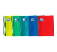 Oxford Cuaderno Touch Europeanbook 4 120H 8º 5x5 mm Tapa Extradura C-Surtidos Vivos (Set de 5) (Set de 5)