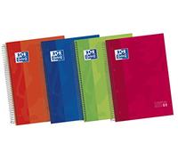 Oxford Cuaderno Europeanbook Classic Write&Erase A4+ 120 h 5x5 Microperforado Tapa Extradura Pack 5