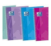 Oxford Cuadernos A4+ Pack de 5 Libretas Cuadrícula 5x5