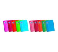 Oxford, Cuadernos A5 hojas blancas, tapa blanda, 80 hojas, paquete 5 unidades, colores surtidos + Classic 100430166 Pack de 5 cuadernos espiral de tapa blanda, formato A5 (16.5 x 21.5)