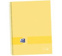 OXFORD.CUADERNOS Paq/5 cuaderno espiral A4+ 80h 90g cuadrícula5x5 microperforado oxford & you color banana