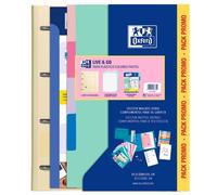 Oxford Europeanbinder Live & Go Carpeta 4 Anillas A4 250 Hojas Polyfoam Cierre Elástico Bolsa Portadocumentos