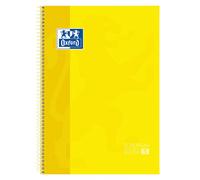 Cuaderno Oxford Espiral A4+ Tapa Extradura 80h 90gr Amarillo