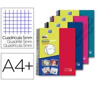 Oxford Europeanbook 5 Cuaderno espiral write&erase School Classic Din A4+ 120 hojas cuadro 5 mm con margen