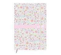 Oxford Flowers agenda escolar (años 2017 - 2018 1 día por página 352 páginas 12 x 18 cm) azul