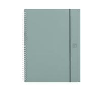 Oxford Forest, Carpeta de Fundas A4+, Polyfoam 50% Reciclado, 20 Fundas Transparentes, Color Jade