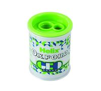 Oxford Geo - Sacapuntas (2 agujeros), color verde