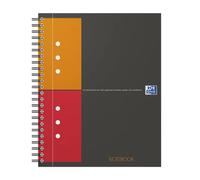 OXFORD International Notebook A5+ - Cuadros pequeños (5 mm, 80 páginas, encuadernación completa), 1 unidad