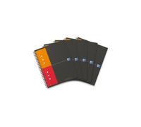 Oxford Cuaderno International Notebook A5 160 páginas a cuadros pequeños 5x5 Lote de 5