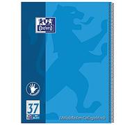 Oxford Libreta para zurdos, tamaño A4+, rayado, 80 hojas