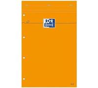 Oxford - Lote de 5 cuadernos de notas, cuadrícula 5 x 5 mm, 160 páginas, tamaño A4, color naranja