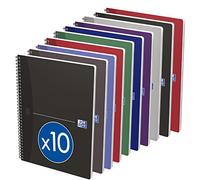 Oxford Office Esencial 100100385 Lote oficina peine 10 notebook vinculante de bolsillo de 100 páginas a juego