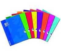 Oxford OpenFlex 10 Cahiers Lote pequeños azulejos 5 x 5 96 páginas de 24 x 32 cm Colores surtidos