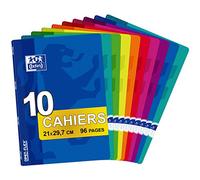 Oxford Openflex 100102627 - Pack de 10 libretas grapadas de tapa blanda, A4