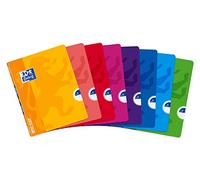 Oxford Cuaderno Openflex DIN A5+ 48 hojas Tapa de plástico Pauta 3,5 mm Pack x10 surtidos