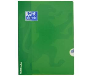 Oxford OpenFlex - Cuaderno seyès, Polipropileno, color verde 24 x 32 cm