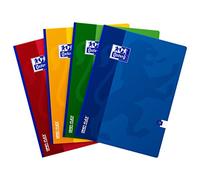 Oxford OpenFlex - Juego de 5 cuadernos hojas, 192 páginas, 24 x 32), varios colores