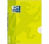 OXFORD Pack de 10 Libretas Openflex A4, 48 Hojas, Cuadricula 4x4, Amarillo