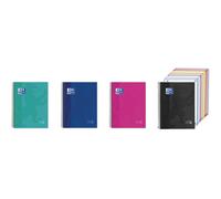 OXFORD Pack de 5 Cuadernos Espiral A4+ Ebook10 200 Hojas 90g Colores Surtidos