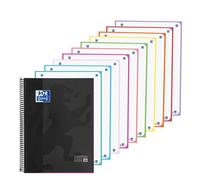 OXFORD Pack de 5 cuadernos espiral Ebook10 XL A4+ negro