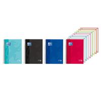 OXFORD Pack de 5 cuadernos espiral Ebook8 XL Classic A4+ 160h 90g cuadrícula 5x5 colores surtidos