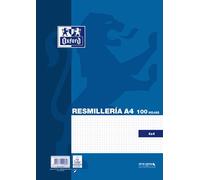 OXFORD Papel School A4 Cuadriculado 4x4 Azul (Set de 24)